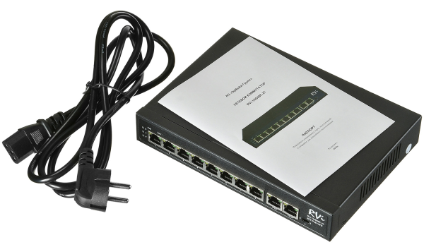 RVi-1NS08F-2T, коммутатор сетевой