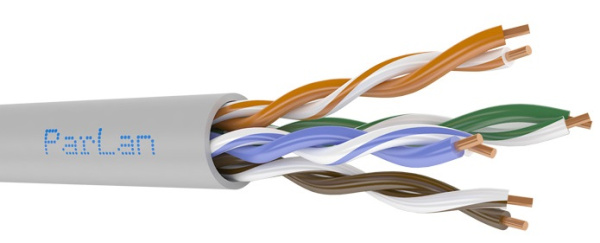 U/UTP Cat5e 4х2х0,52 PVC ParLan™ , кабель парной скрутки (Паритет) U/UTP Cat5e 4х2х0,52 PVC ParLan™ , кабель парной скрутки (Паритет)