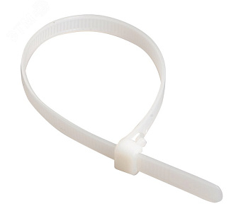 Хомут 3,6х200мм нейлон (100шт) НЗЭТК белый