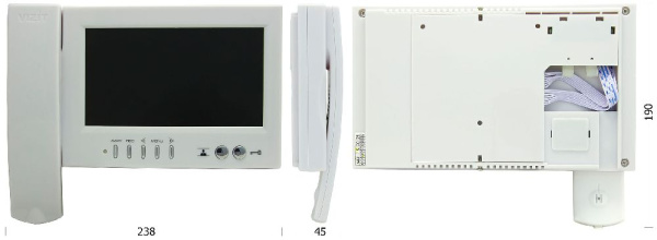 VIZIT-M468MW, монитор видеодомофона VIZIT-M468MW, монитор видеодомофона