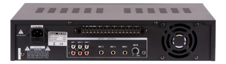 AZ-240, усилитель 240 Вт, 3 микр./2 лин. входа, 6 зон