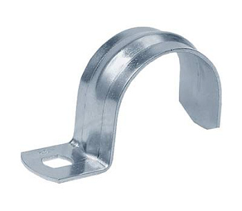 Скоба металлическая однолапковая СМО 19-20 для труб Ø20 мм (100 шт/уп) Промрукав, PR08.2534