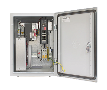 OS-34TB1(SW-80802/I(port 90W)), уличный коммутатор