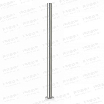 ASP-D50.8-04, стойка ограждения трехсторонняя (6 отверстий, 90 и 180 градусов)