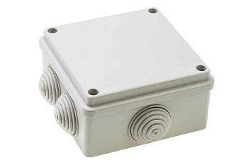 GE41234-05, коробка (100х100х50 мм) для наружней установки, черная