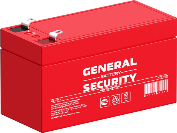 Аккумулятор GS 12-1.2 Ач