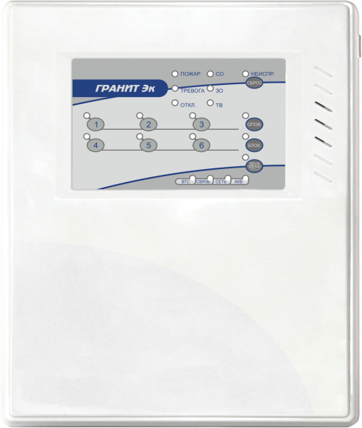 Гранит-6 Эк, прибор приемно-контрольный