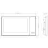 DH-VTH2421FB-P, монитор видеодомофона IP DH-VTH2421FB-P, монитор видеодомофона IP
