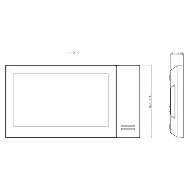 DH-VTH2421FB-P, монитор видеодомофона IP DH-VTH2421FB-P, монитор видеодомофона IP