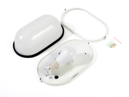 SKAT LED-220 E27 IP54, лампа светодиодная с Li-ion аккумулятором