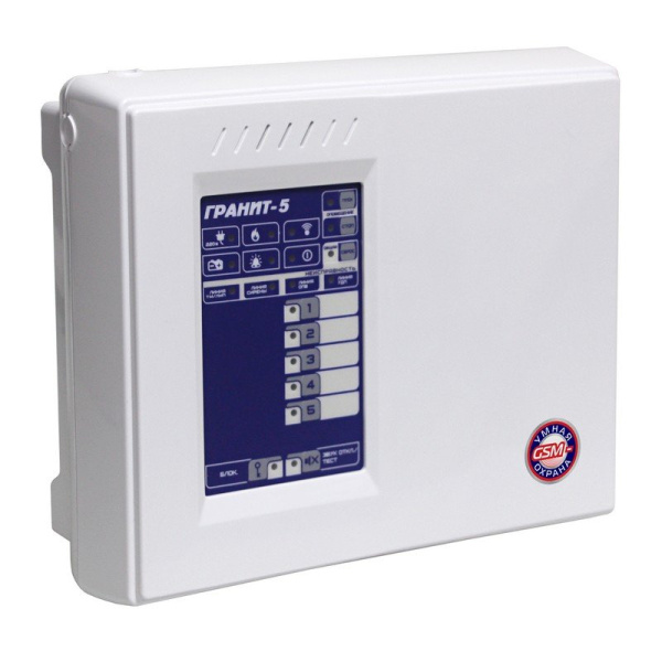 Гранит-5А GSM, прибор приемно-контрольный Гранит-5А GSM, прибор приемно-контрольный
