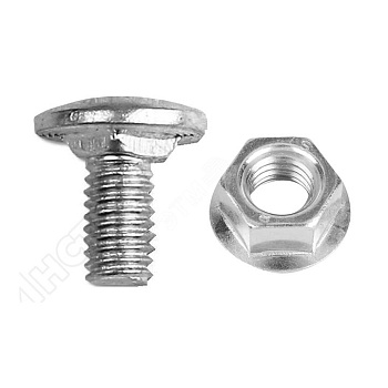 Комплект соединительный (Винт М6х10+гайка М6 DIN 6923) (100 шт/уп) Промрукав, PR08.2408