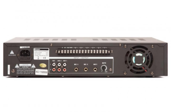 AZ-360, усилитель 360 Вт, 3 микр./2 лин. входа, 6 зон ( ROXTON)