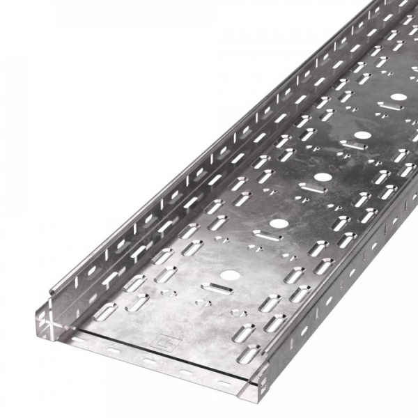 Лоток перфорированный Стандарт 300х50х3000 (0,8 мм) (6 м/уп) Промрукав