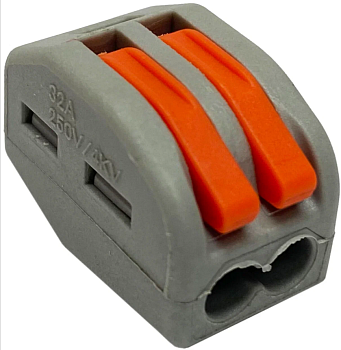 Клемма многоразовая СМК 222-412 (50 шт) соединительная 2-х проводная 