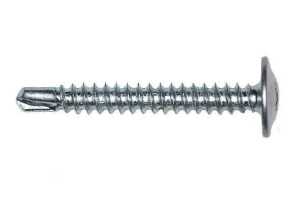 Саморез 4,2х32 прессшайба, оцинкованные, сверло