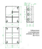 GE41271, коробка (240х195х90 мм) для наружней установки