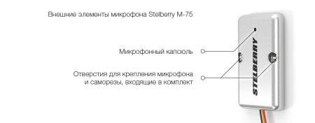 M-75 Stelberry, микрофон активный цифровой