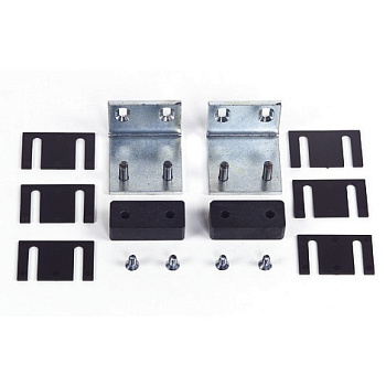 105487, блок направляющий напольный с кронштейном крепления к вертикальной поверхности, 2 штуки