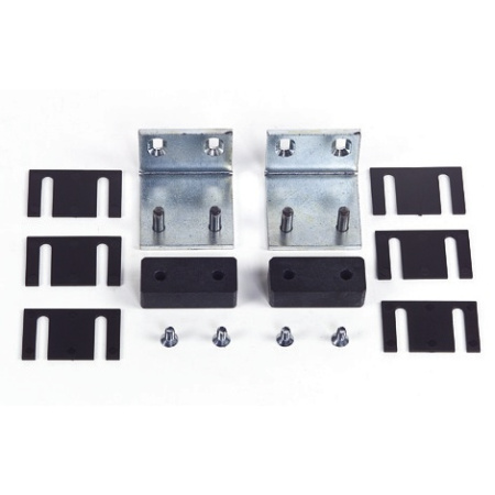 105487, блок направляющий напольный с кронштейном крепления к вертикальной поверхности, 2 штуки