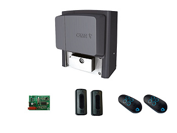 8K01MS-053, BX708RC KIT, Комплект автоматики для откатных ворот на основе привода BX708 (встроенный блок управления ZBX7N, радиоуправление с динамическим кодом, фотоэлементы)