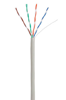 Кабель NETLAN EC-UF004-5E-PVC-GY внутренний Кабель NETLAN EC-UF004-5E-PVC-GY внутренний