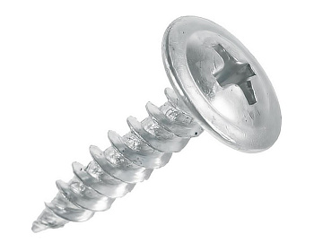 Саморез 4,2х32 с прессшайбой, острый, цинк (100 шт/уп) (Промрукав)    PR08.3626