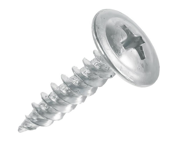 Саморез 4,2х32 с прессшайбой, острый, цинк (100 шт/уп) (Промрукав)    PR08.3626