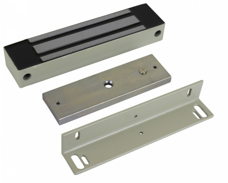 Замок ML-350N электромагнитный с уголком серый Замок ML-350N электромагнитный с уголком серый