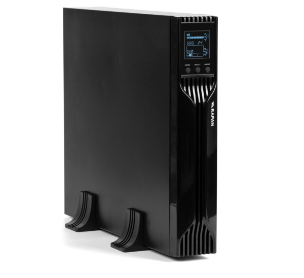Rapan-UPS 3000-RACK-IN-4X9-E. ИБП. 2100 Вт, встроенные АКБ 4 шт.x 9Ah