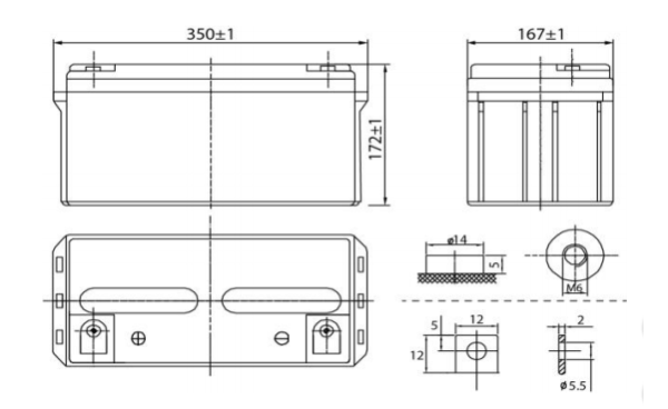 Аккумулятор DELTA DT 1265