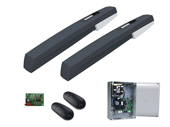 AXL COMBO KIT, Комплект автоматики для распашных ворот на основе привода AXL20DGS (блок управления ZL60, радиоуправление с фиксированным кодом)