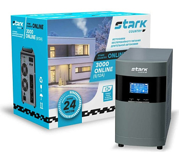 ИБП Stark Country 3000 online (max зарядный ток 12А)