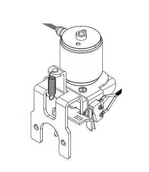803XA-0600, Электрозамок блокировки стрелы для шагбаума Gard PT с микровыключателем в сборе
