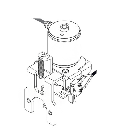 803XA-0600, Электрозамок блокировки стрелы для шагбаума Gard PT с микровыключателем в сборе