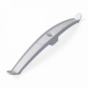 Держатель кабеля двусторонний для прямого монтажа белый (20шт/120шт уп/кор) Промрукав, PR13.0384