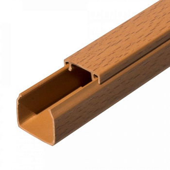 Кабель-канал 25х25 бук 2-й замок (48м/уп) (Промрукав)