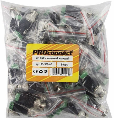 BNC разъём штекер с клеммной колодкой PROCONNECT (05-3076-4)