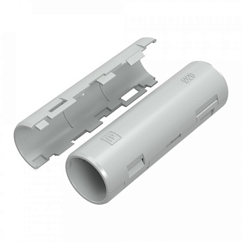 Муфта разборная d20 мм атмосферостойкая серая (70шт/840шт уп/кор) Промрукав, PR13.0410