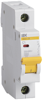 Авт. выкл. ВА47-29 1Р 3А 4,5кА х-ка С ИЭК Авт. выкл. ВА47-29 1Р 3А 4,5кА х-ка С ИЭК