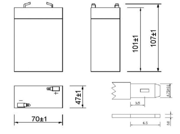 Аккумулятор DELTA DT 6045
