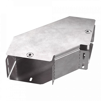 Угол горизонтальный 90 градусов с крышкой Стандарт 150х80 Промрукав