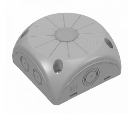 Коробка 100х100х50 распределительная 60-0500 для видеокамер двухкомпонентная безгалогенная (HF) серая (20шт/кор) Промрукав