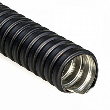 Металлорукав в ПВХ изоляции МРПИ-НГ-12 (100м/уп) Строитель, PR.09123