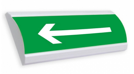 Люкс-24 - Стрелка влево, световое табло полусферическое (LUX NBO TL-24)