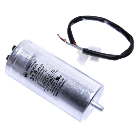 119RIR282, Конденсатор 31 мкФ с гибк. выводами и болтом