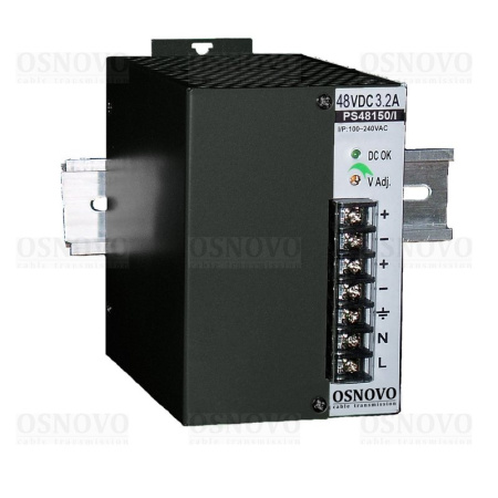 PS-48150/I, блок питания на DIN-рейку