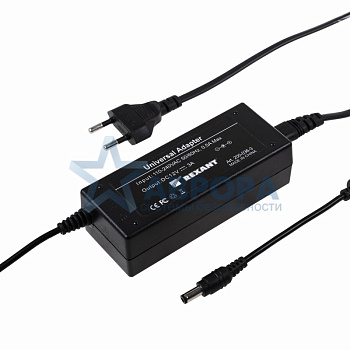 Источник питания 110-220V AC/12V DC, 3А, 36W с DC разъемом подключения 5.5*2.1, без влагозащиты (IP23)(200-036-3)