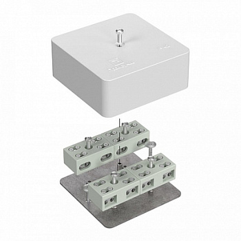 Коробка огнестойкая 40-0450-FR6.0-4-8-Р Е15-Е60 75х75х30 для кабель-канала Промрукав, 40-0450-FR6.0-4-8-Р