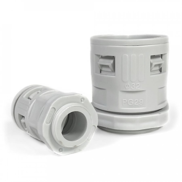 Муфта вводная для гофрированных труб серая ВМ-ГТ-20 (Промрукав), PR08.3269